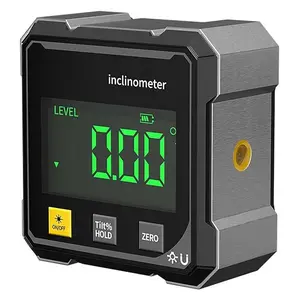 Digital Laser Angle Finder Protractor Tool, 4×90° High Accuracy Measuring Tool with Large LED Display, Magnetic Base, USB Rechargeable for Woodworking, Metalworking, Construction & DIY summervibes