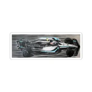 Racing-Themed Kiss-Cut Stickers, Car Enthusiast Gifts, Decor for Laptops, F1 Fan Stickers, Motorsport Wall Art