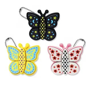 Butterfly Fidget Clickers for Sensory Stimulation and Focus, 5 Clickable Wings and Body, Crisp Tactile Feedback, Stress Management Device, Durable and Portable