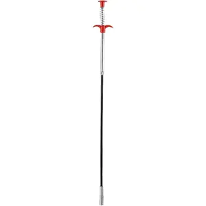 Plumbing Grabber, Flexible Grabber Claw Pick Up Reacher Tool With 4 Claws Bendable Hose Pickup Reaching Assist Tool for Litter Pick, Drains, Home Sink, Toilet, 0.57m/22.44inch(Size:0.57m)