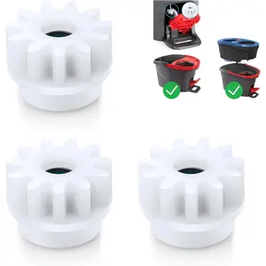 3 Pcs Spin Mop Bucket Replacement Gear Compatible with O Cedar Mop Bucket Pedal Only One Way Bearing Repair Parts