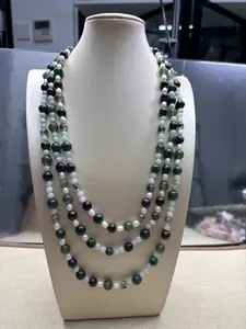 Rebecca(8426)gc.Green Necklace