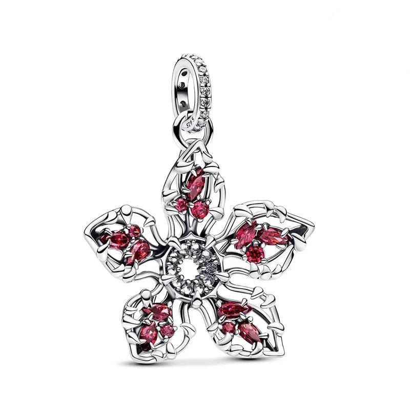 Stranger Things Charms and Charm Bracelets-Demogorgon & Hellfire Club Motifs-Copper -Compatible with All Common Charm Bracelets -Perfect for DlY Jewelry Projects or Gifts