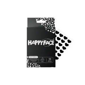 EMO Pimple Patches, Black Heart Acne Spot Dots, Party Pack 56 Count, Hydrocolloid, Skincare, Skin Repair Blend Hypoallergenic