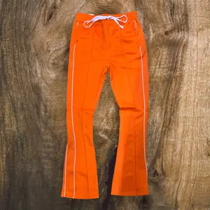 100-470 - Track Stacked Fit Pants (Orange)