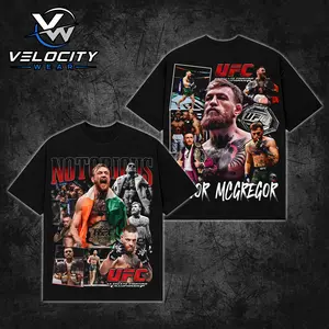 [Wear] Conor McGregor Premium Cotton T-Shirt V5, Made in USA, UFC Fan T-shirt, Oversized tshirt – Irish Legend Fighter Gift, Streetwear Combat Sports Tee, Gift for fan MMA, UFC Inspired T-Shirt.