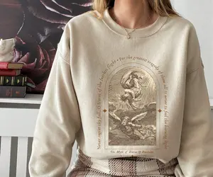 Myth of Icarus Daedalus Greek Mythology Sweatshirt Literature Sweater Dark Academia Aesthetic Light Academia Librarian Sweatshirt