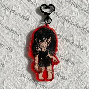 Nikki Obsession Inspired Keychain Charm, Horror Film Fan-Made Collection