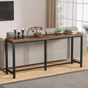 Tribesigns Extra 71 inch Narrow Long Sofa Couch Console Table