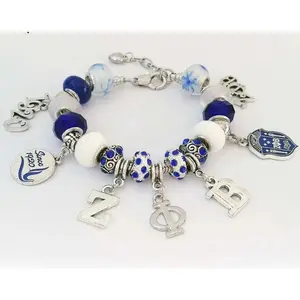 Zeta Phi Beta Bling Cherish Charm Bracelet