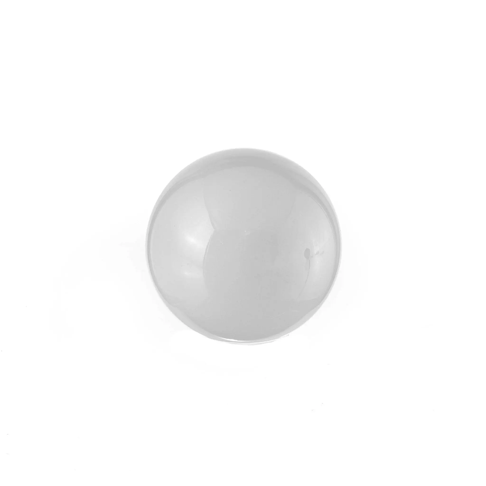 White Whitewashed 2.5-inch Glass Ball