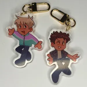 Dan And Phil Acrylic Keychain Charm, Cute Keyring Accessory, Fun Charm For Backpack Or Purse | High Quality and Customer Favorite Items