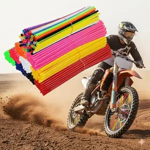 36PCS Bike Spoke Nipple Kit, Snap-on Design Prevents Loosening, Safety Warning Labels, Fits Wheel Repair & Customization, Bulk Set for Maintenance.