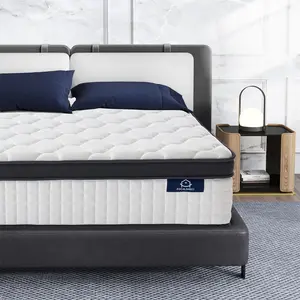 Hybrid Mattress,10/12 Inch Queen, King Mattress with Memory Foam And Spring--Medium Firmness,Strong Edge Support,For Home Rooms Hotels