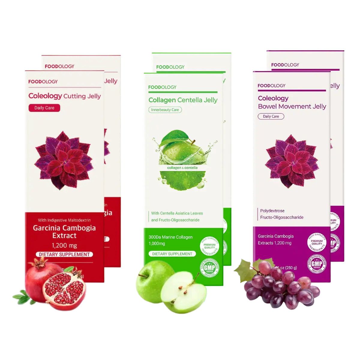 [FOODOLOGY] Jelly Sticks Pack (Cutting Jelly, Movement Jelly,Collagen Centella Jelly | 2 PACK, 4 PACK)
