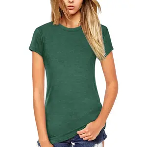 Women Shirt Short Sleeve Crew Neck Summer Soft Tops Blouse