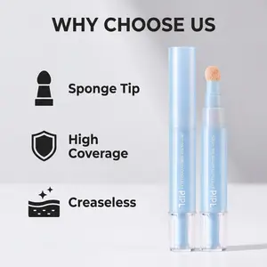 [PIPL]Dual-effect Concealer & Foundation Eye Concealer - 24-hour long-lasting, high-coverage matte finish. Korean pressed powder foundation for a flawless complexion. Covers acne marks, sculpts the nose, and nourishes the skin.