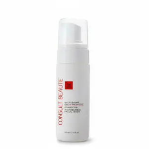 Microbiome Microbubble Facial Wash – Pre & Probiotic Kombucha Cleanser for Daily Skin Balance – Gentle Formula