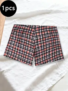 Men's Printed Underwear Set, Loose Comfortable Breathable Boxer Shorts, Casual Daily Wear Sportswear, All Seasons Elastic Fabric