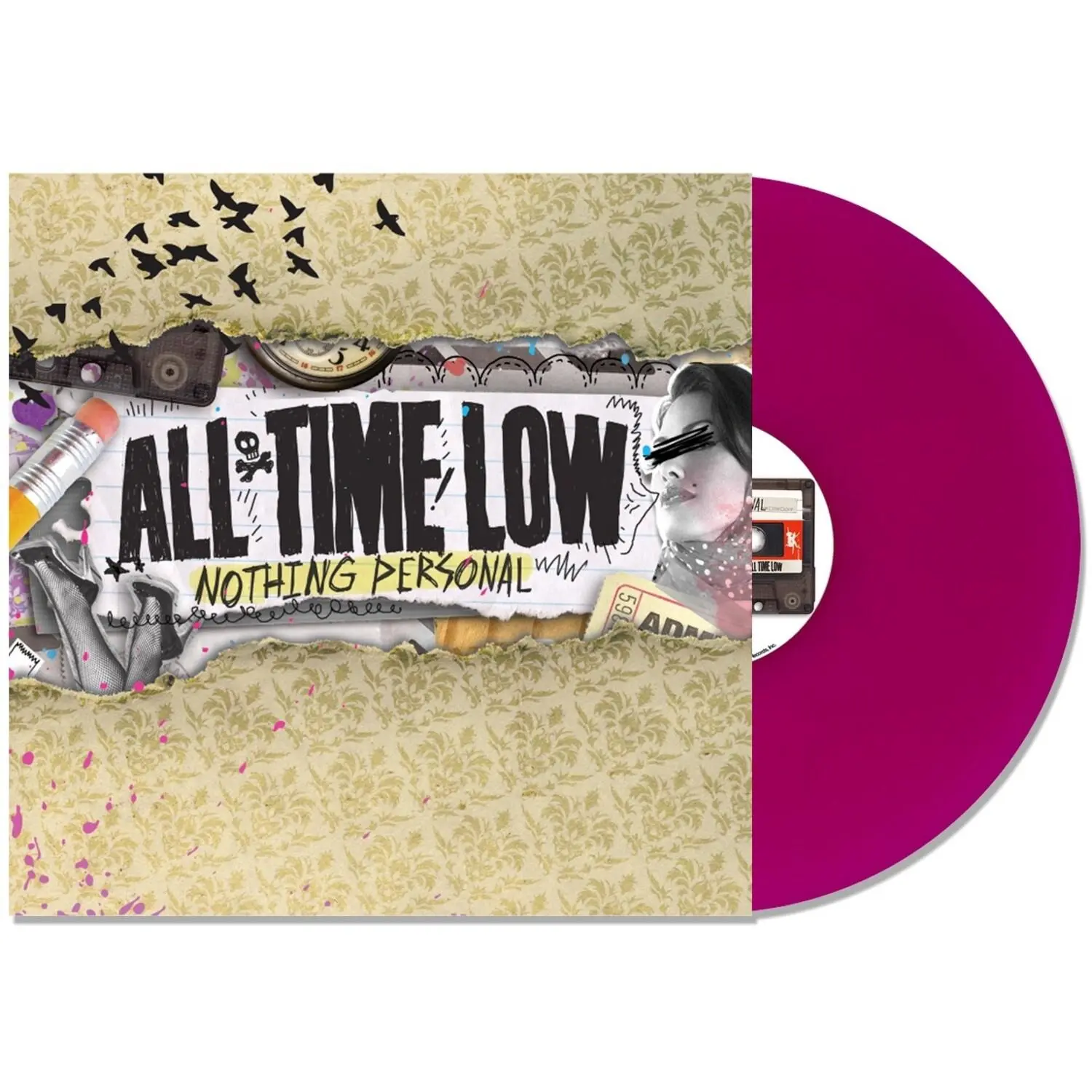 All Time Low - Nothing Personal (Neon Purple)  [VINYL RECORD - LP] Colored Vinyl, Purple