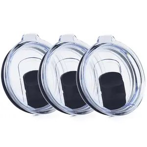 Ice King Magnetic Cup Lid, Insulated Plastic Cup Lid with Silicone Seal, Anti-Overflow Push Design for Easy Use, Drinkware
