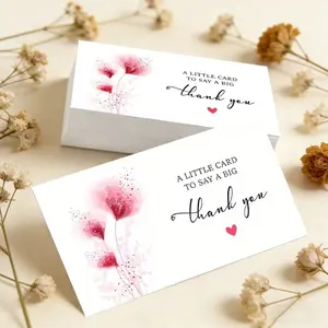 50 Sheets Business Gift Cards, Party Banquet Birthday Anniversary Wedding Table Decorations, Thank You Greeting Cards for Various Occasions