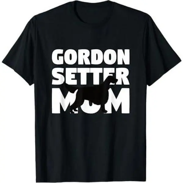 Gift for Dog Mother 'Gordon Setter Mom' Funny Gordon Setter T-Shirt