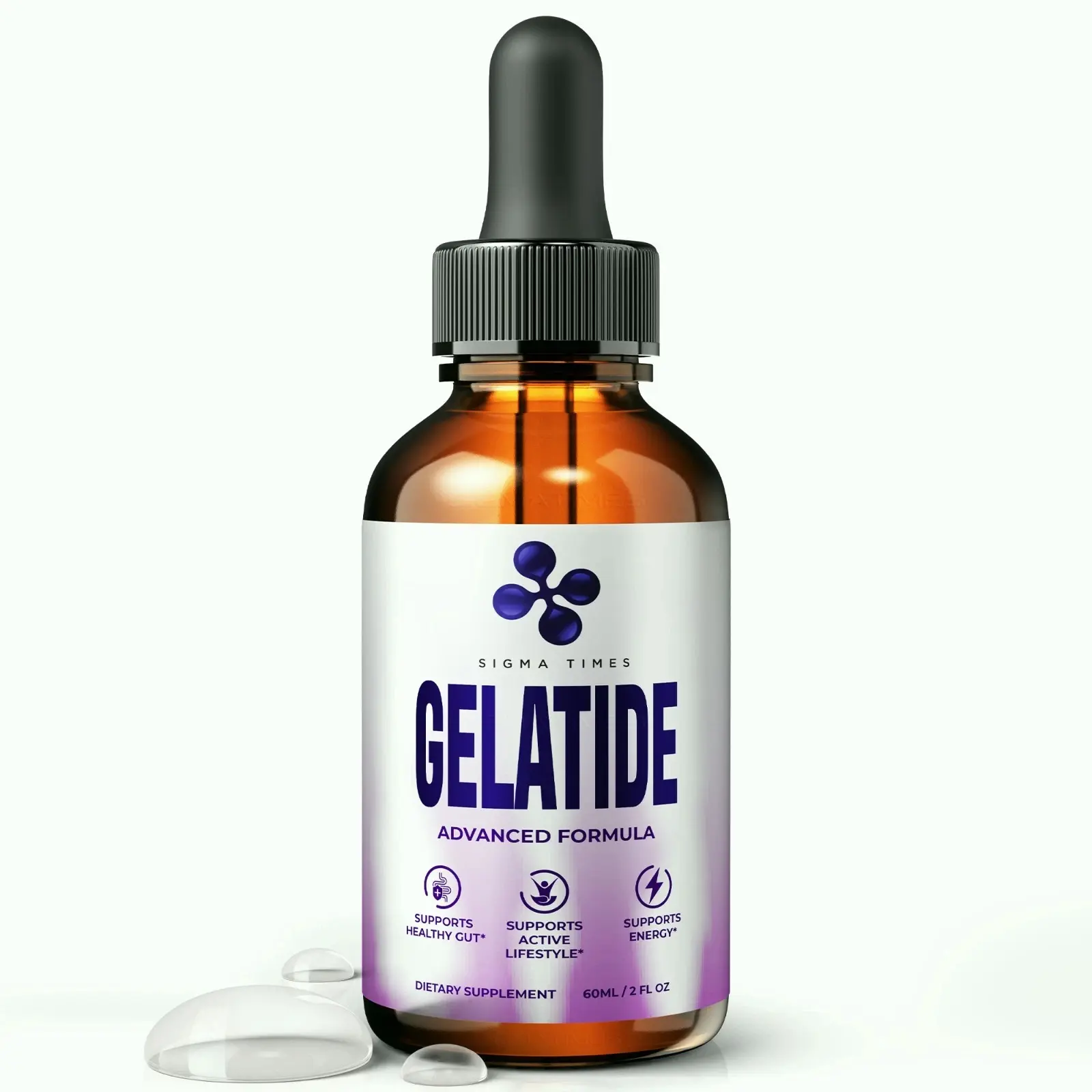 Gelatide Drops, Official Formula, Advanced (30 servs)