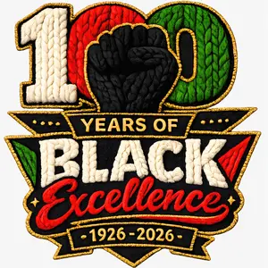 BLACK EXCELLENCE 100 Years of Excellence 1926-2026 DTF Transfer for T-Shirts