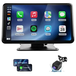 Haudio 2026 Upgraded 7inch Wireless CarPlay Screen for Andriod & Iphone : The Ultimate Portable Car Play Adapter for Seamless In-Car Entertainment