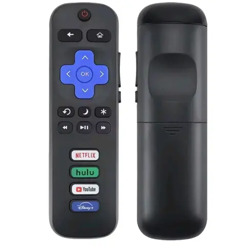 RC280-01 Wireless Radio Frequency Controller Remote for TCL ROKU TV (32FS3700,40FS3750) - Buttons, Fresh Layout, Hotkeys, Media Keys, App Support, Quick Access, 5-10m Amazing Range, Back to School Audio & Video Accessory (Radio, Vudu, TikTok Shop Support)