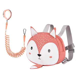 Bebamour Animal Toddler Backpack with Reins Mini Bag with Safety Leash for Children Portable Rucksack with Safety Harness for Boys and Girls