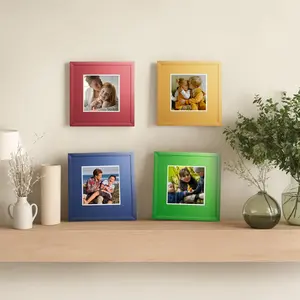 8×8 Colorful Wall and Desktop Picture Frame, Fashion Decorative Frame, Blue Colors, Graduation Wedding Gift
