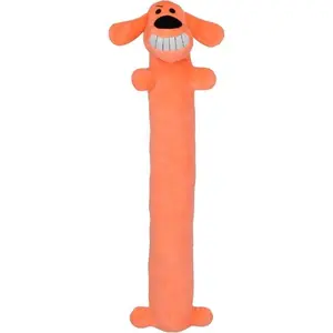 Original Loofa Dog Plush Toy - Squeaky Toy for All Dogs - Extra Soft Plush - Stuffed Animal Dog Toys for Playing (1 Count, 24”, Random Color Surprise)