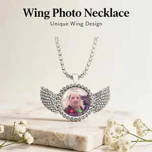 John Pork  Pig Answers the Phone Pattern Funny Gift for Pig Lovers Moon Shape  Fashion Jewelry fish  Fashionable Collarbone Chain neck lace gold-plated cuban chain  style  letter pendant necklace high quality
