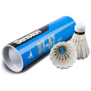 Senston Badminton Shuttlecocks 6 Pack Sports Birdies Shuttlecock 6PCS for Outdoor Indoor Sports Activities