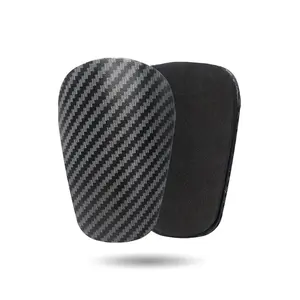 Carbon Fiber Look Mini Soccer Shin Guards Lightweight Professional Player Grade Adult Youth Football Insert Pads Comfort Safety kits