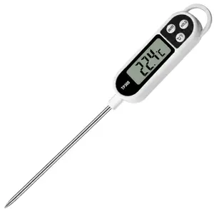 Meat Thermometer Food Thermometer with Probe Water Liquid Instant Read Digital Thermometer Cooking Thermometer Supplies BBQ Kitchen Thermometer for Cooking Milk Yogurt
