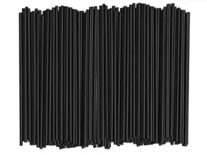 Comfy Package 1000 Count 5-Inch Black Disposable Coffee and Cocktail Stirrers, Sip Stir Swizzle Sticks