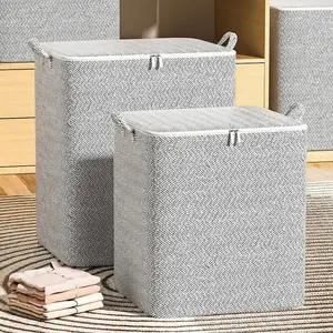 Large Capacity Storage Bag - Non-Woven Closet Organizer for Quilts, Clothing & Toys