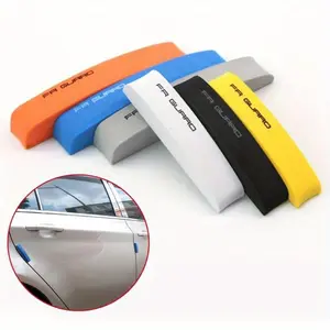 4Pcs Car Door Protector Guard Strip Scratch Protector Car Rubber Bumper Stickers Auto Door Edge Protection Car Decoration