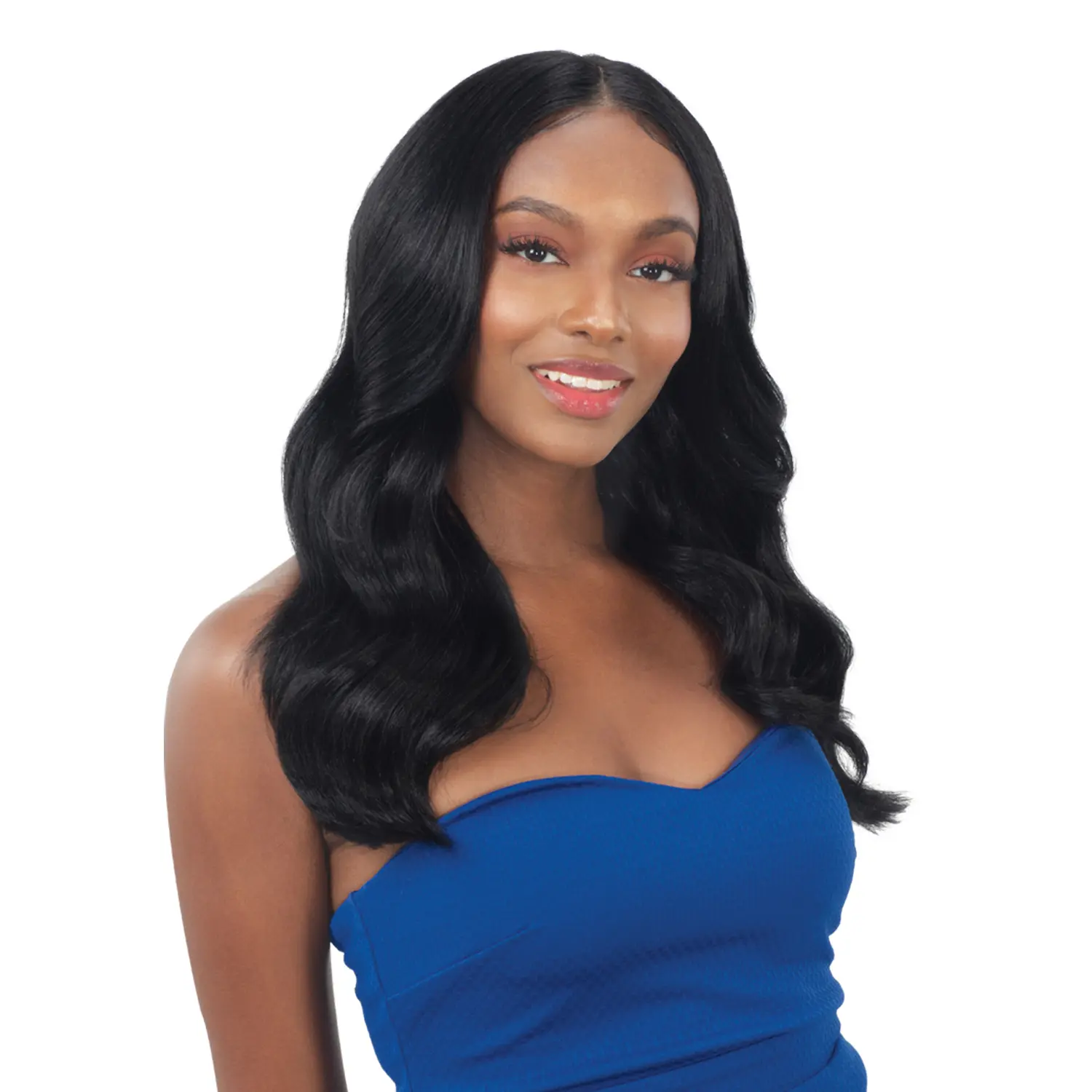 FreeTress Equal HD Lace Front Wig - Level Up Kamala, Unisex Synthetic Wig, Pre-Plucked, Ready-to-Wear Fashion Piece, Seamless Blending, Durable HD-Lace, Wavy Hair Routine
