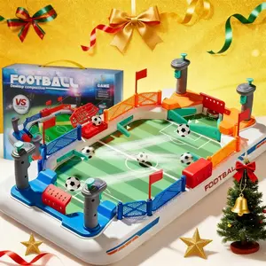Kids Desktop Football Toy Set, Portable Interactive Design, Suitable for Ages 3+, Perfect for Home Parties & Outdoor Fun, Includes Two Balls, Soccer Ball, Soccer Net