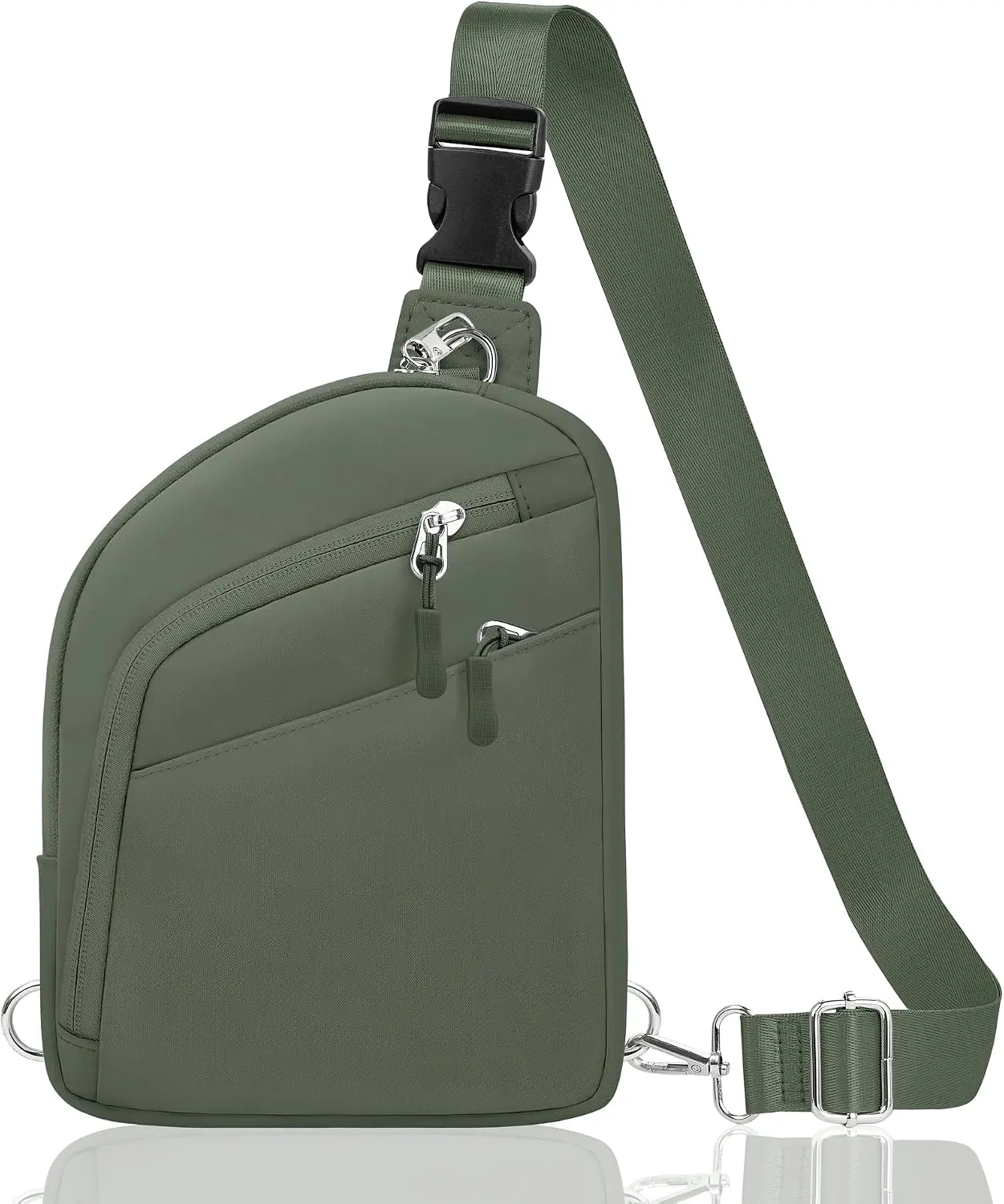 Anti Theft Crossbody Bags for Women Men, Small Sling Crossbody Bag Travel Purse Shoulder Wallet with RFID BlockingGift.