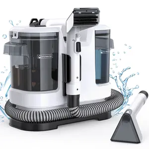 V6 Fabric Cleaner Machine 450W Power 13.5kPa Suction 1.75L XL Tanks 5M Cord Portable for Rug Couch Furniture Pet Stains Car Curtain Auto Detailer Mothers Day Gift Cleaning Tools