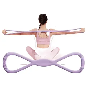 Women Workout Home Exercise Equipment Waist Back Stretching Resistance Band Gym Strength Training Set