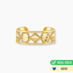 10K YELLOW GOLD DIMENSIONS TOE RING