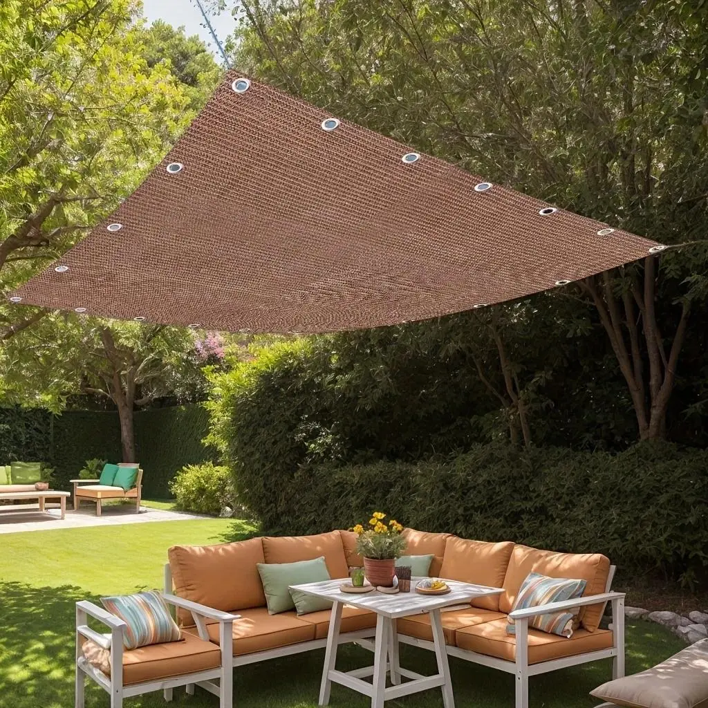 Home courtyard balcony sunscreen breathable sunshade net not stuffy sunshade cloth