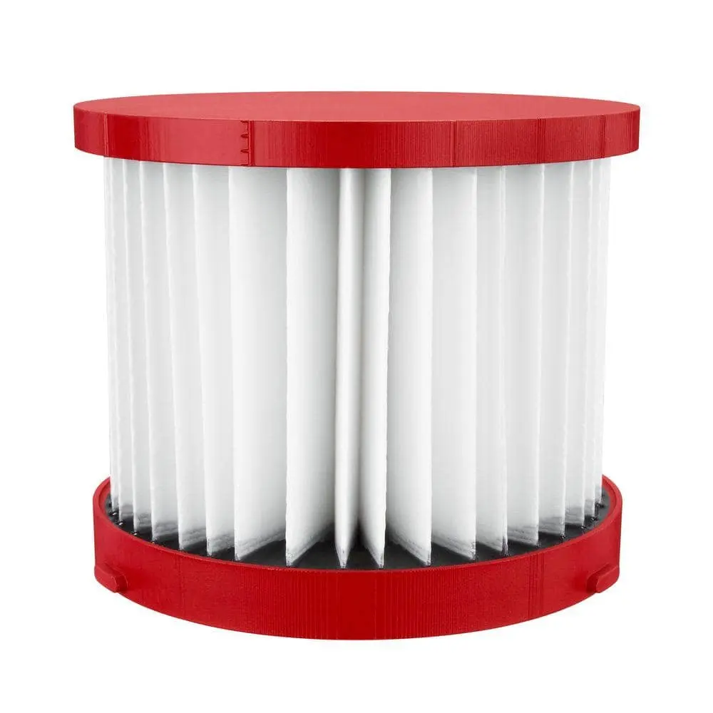 M18/M12 HEPA Wet/Dry Vacuum Filter for Milwaukee Models 0880-20, 0970-20, & 0960-20 Vacuums (1-Pack)