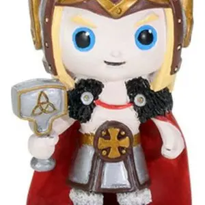 Ebros Norsies Small Figurine 3.75 Inch Tall Norse Viking Collectible (Thor)